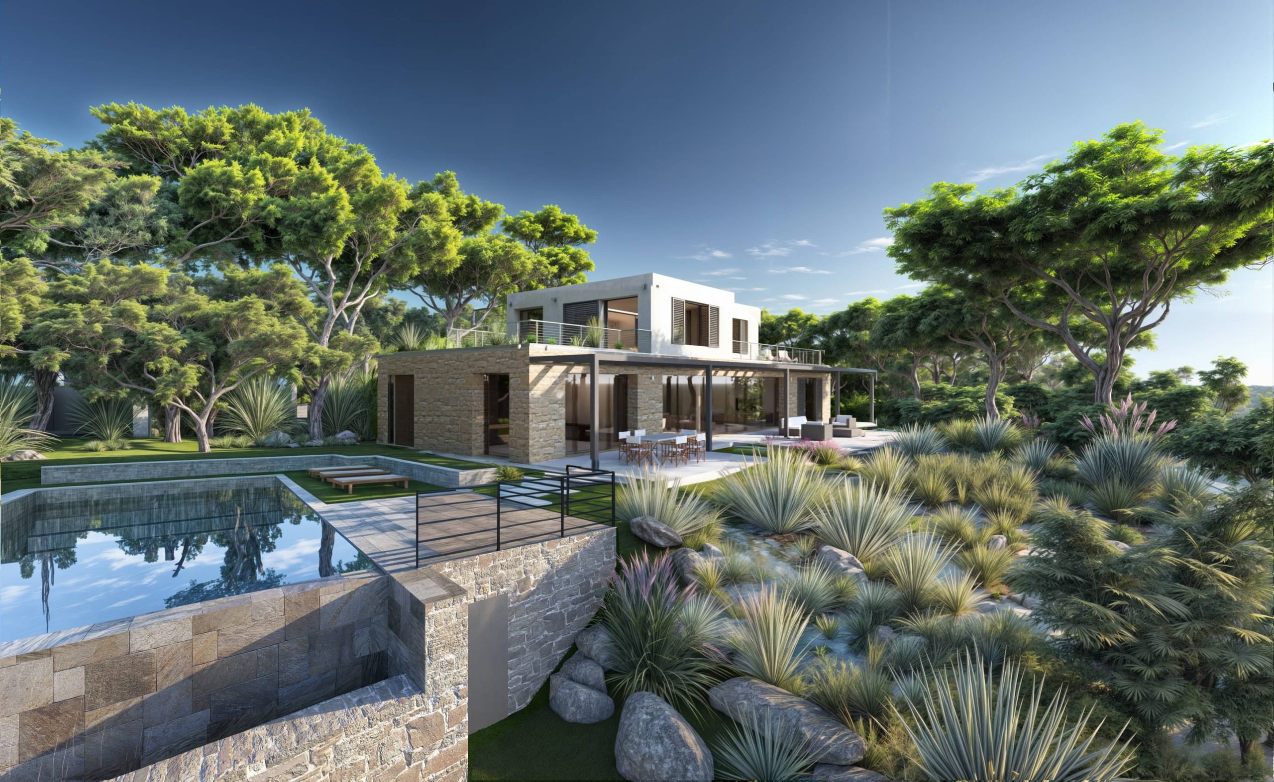 Cantalux rénovation de villa Ramatuelle